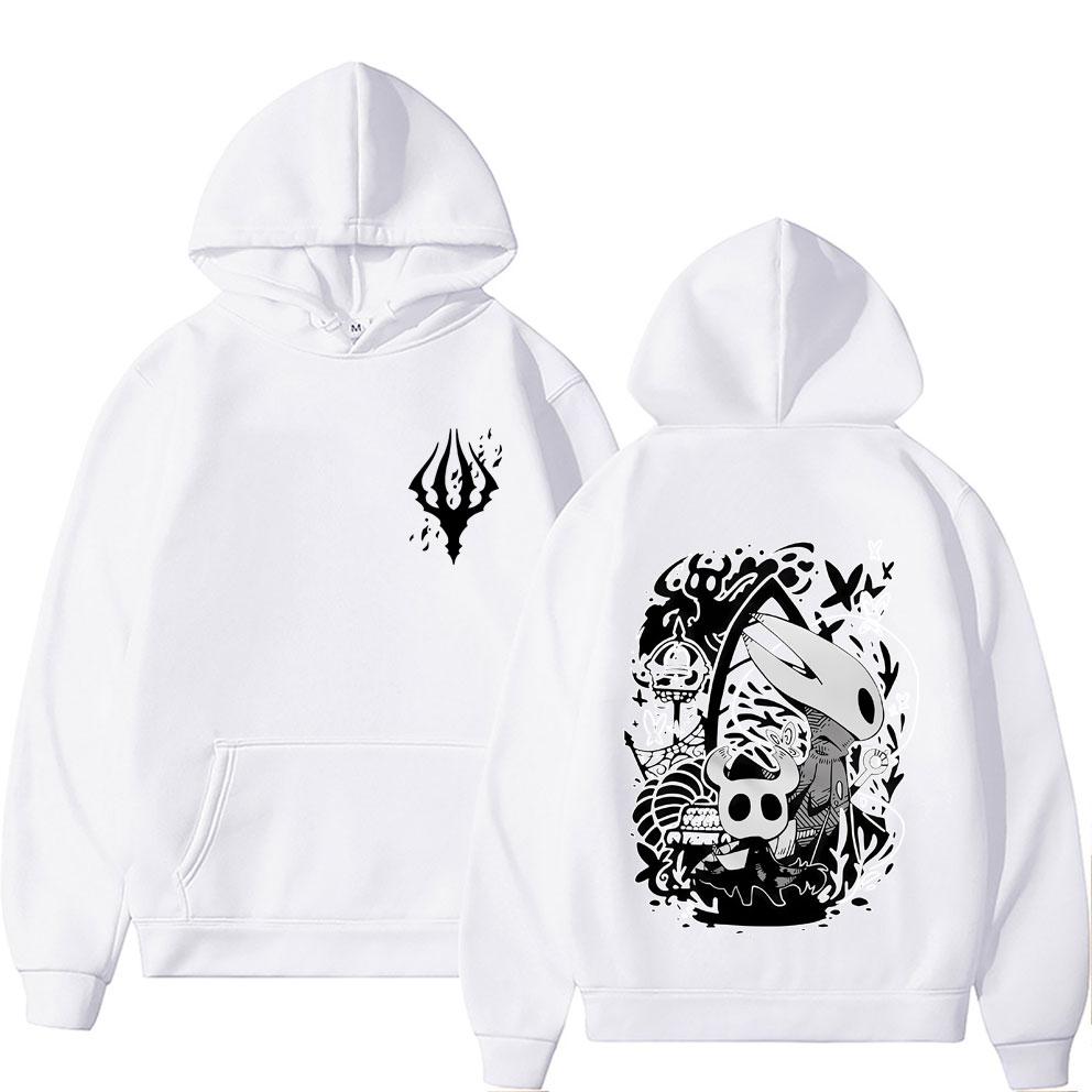 Game Hollow Knight Graphic Hoodie Men Women Clothing Casual Oversized Streetwear Male Vintage Fleece Hoodies Fans Gift