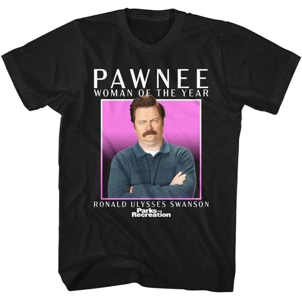 Parks And Recreation - Pawnee Woty - American Classics - Solid Black  Short 130