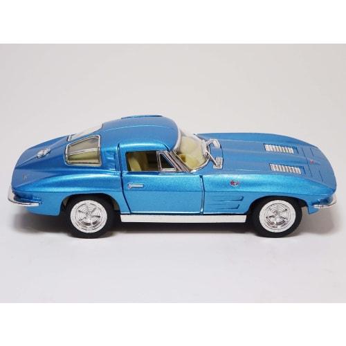 Kinsmart Chevrolet Corvette Stingray (1963) Blue 1/36 Scale Diecast Car KT5358