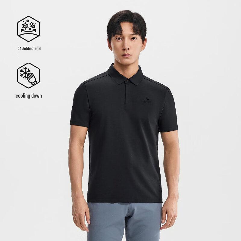 Pelliot Men's Outdoor Antibacterial Short-Sleeve Polo Shirt