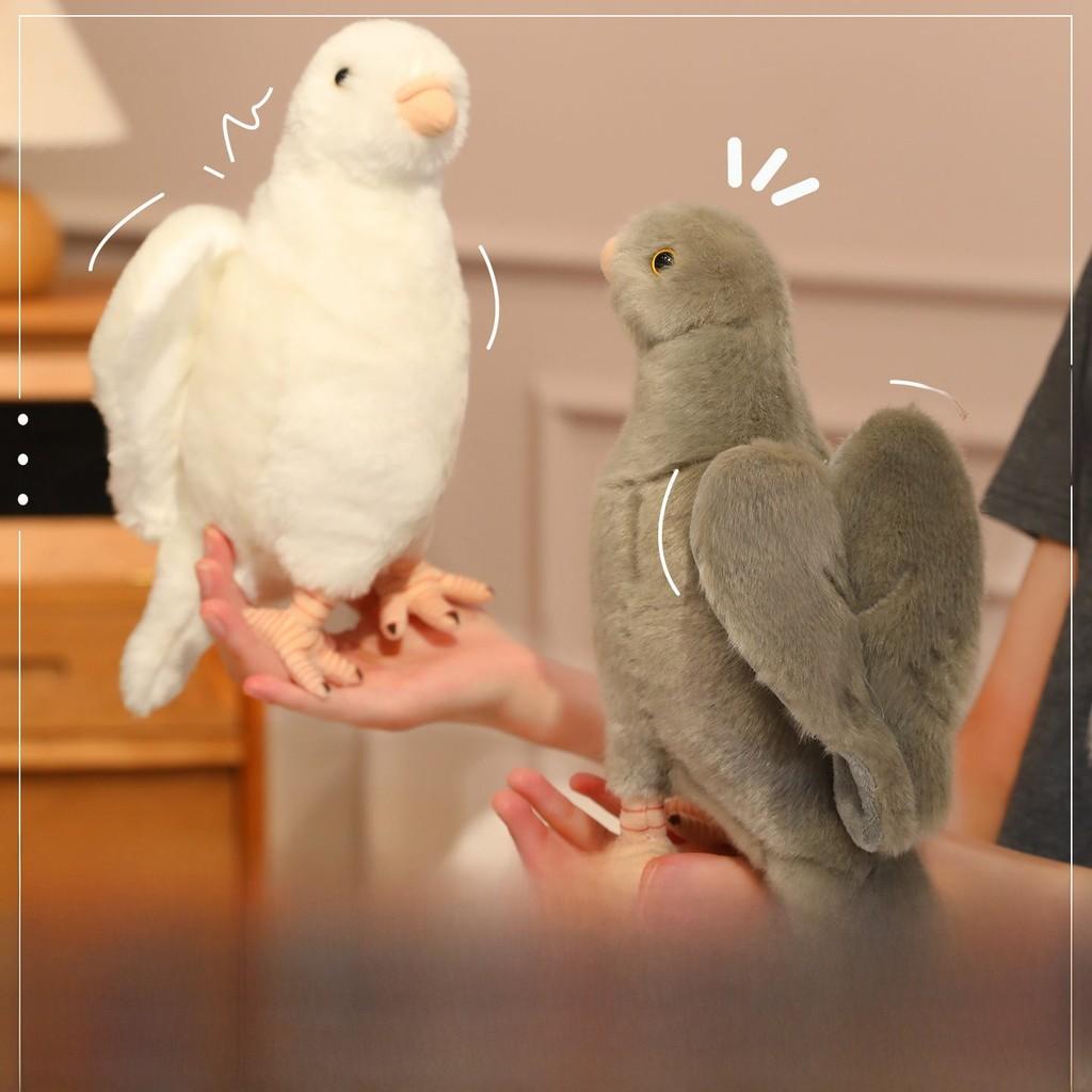 Plush Pigeon Toy For Kids Sleep Decor With Pp Cotton Filling Ideal For Bedroom And Gift