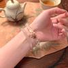 1Set Chinese Style Advanced Sense Rose Flower Beaded Bracelet For Women Girls Luxury High-End Vintage Bracelet Accessories Gifts