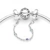 Pandora Triple Blue Stone Safety Chain 791688c01