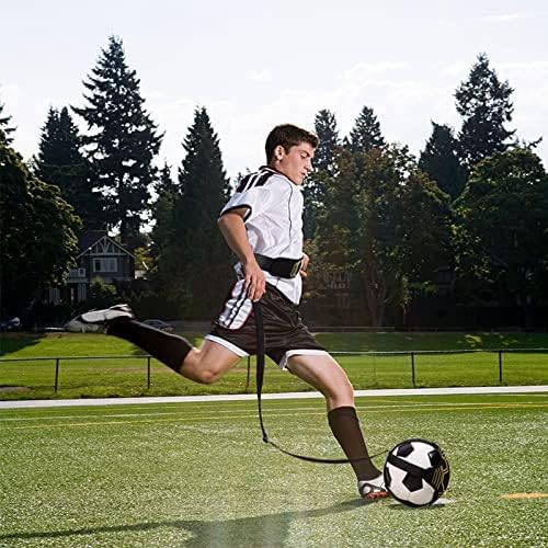 Soccer Training Belt, Independent Practice Belt, Adjustable, Elastic Rubber Band,