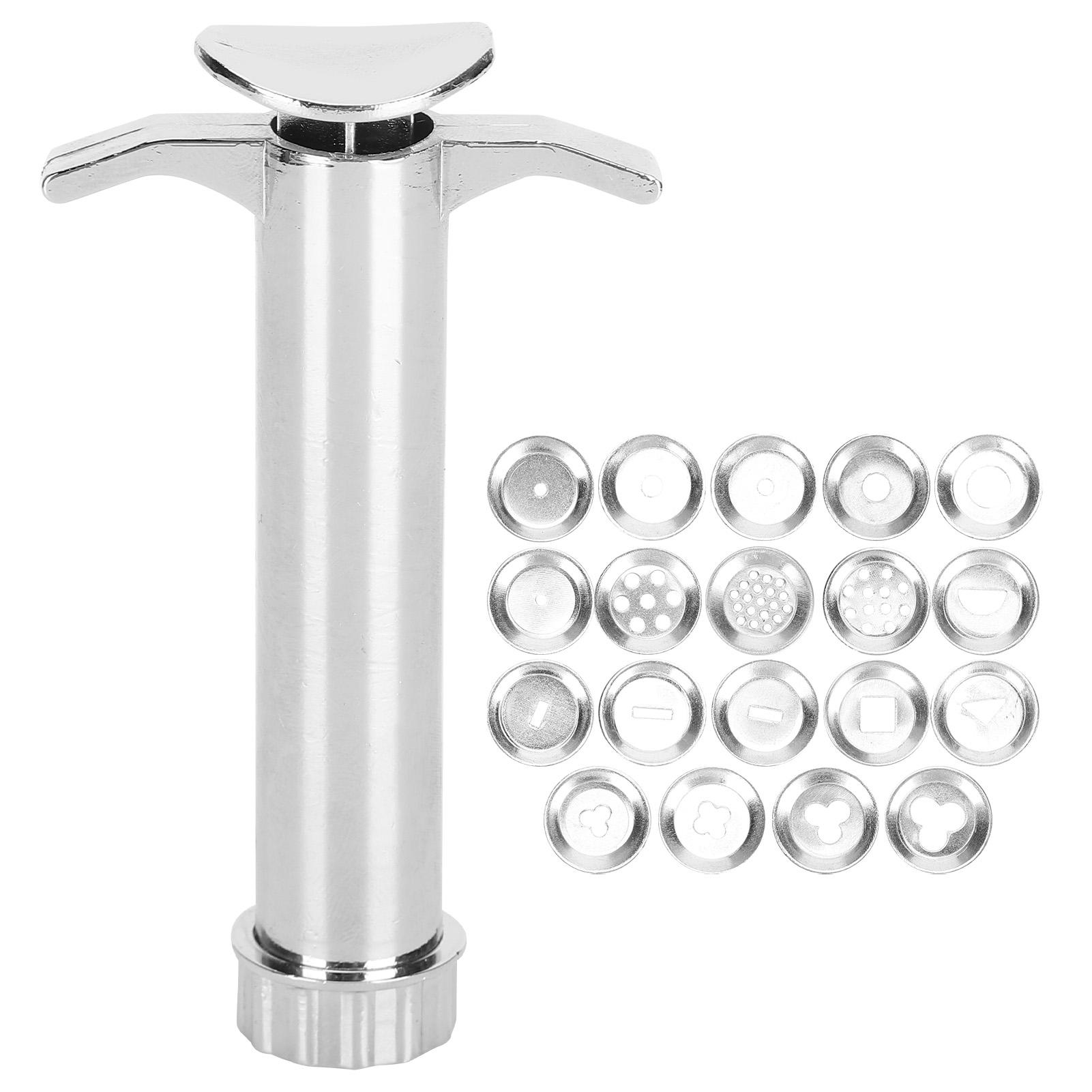 

Clay Squeezer Aluminum Alloy DIY Clay Mud Extruder Squeezer Sculpture Tool with Tip Molds