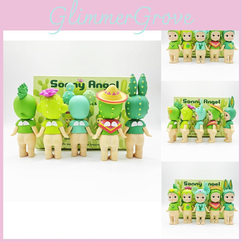 Plant Series Fun Cactus Angel Figurines Blind Box Toys For Creative Cake And Party Decor