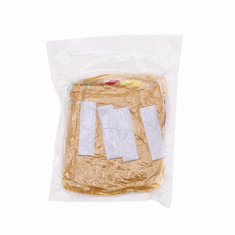 Hawaiian Straw-Colored Table Skirt for Round Tables, 75cm x 275cm, Perfect for Party Decor