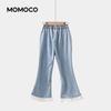 MOMOCO Girls' Sweet Summer Denim Cropped Jeans