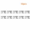 10Pcs Conductive Grounding Sheet Gaskets Sturdy Solar Panel Cable Clamps for Balcony PV System Installation