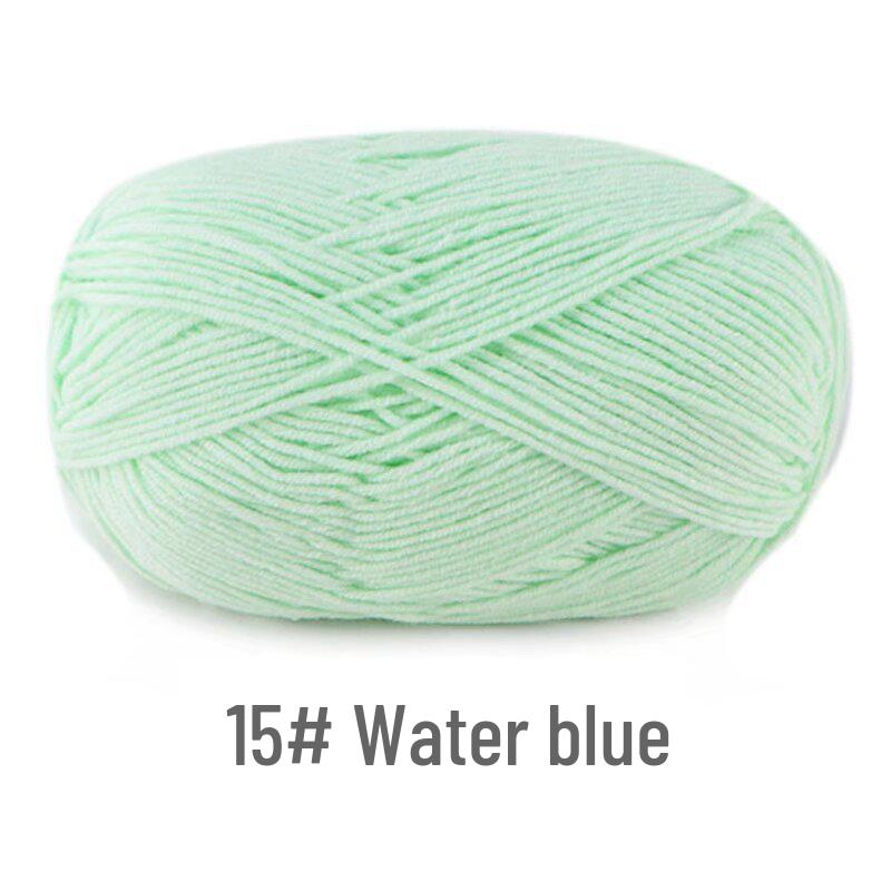 Su He 4-Strand Milk Cotton Combed Yarn for Hand-Knitting Baby Sweaters