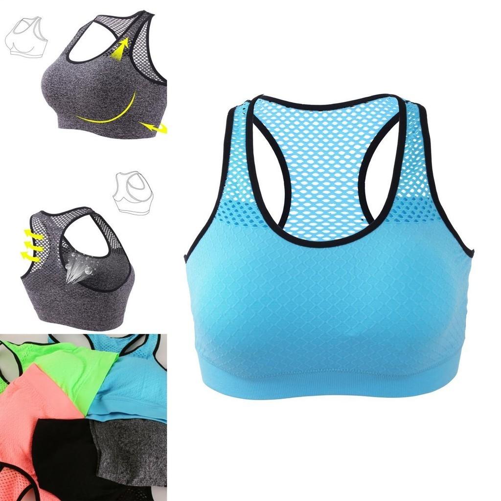 Sutiã Esportivo Feminino Ultraleve Tops Cropped Para Atividades de Fitness de Alto Impacto
