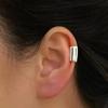 1Pcs Gold Color Smooth Water Drop Clip Earring Gothic C Shape Ear Cuff Stud Thick Earclips for Women Party Jewelry Gifts