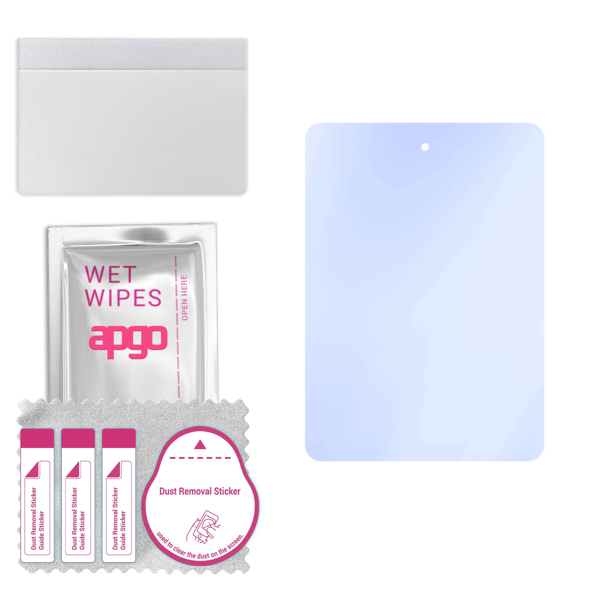 

apgo Ultra-Clear 9H Hybrid protective glass compatible with Nokia T10 Kids Edition, flexible nano glass, great replacement for tempered glass, scratch