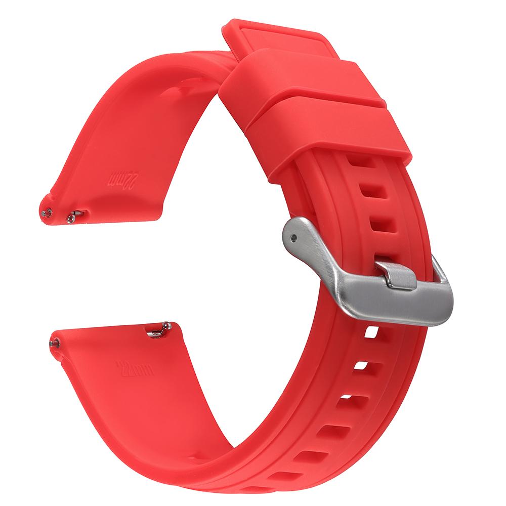 18mm 20mm 22mm Silicone Strap Waterproof Sport Bracelet for Samsung Galaxy Soft WatchBand for Huawei Gt2 Gt3 for Men Women