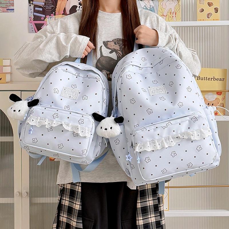 Schoolbag College Style Fresh School Bag Girls Travel Korean Backpack Ins Niche High Value Junior High School Backpack