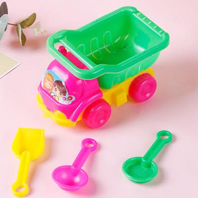 1 Set Sand Shovel Toys Novel Hand-eye Coordination Interactive Useful Car Shape Beach Gift