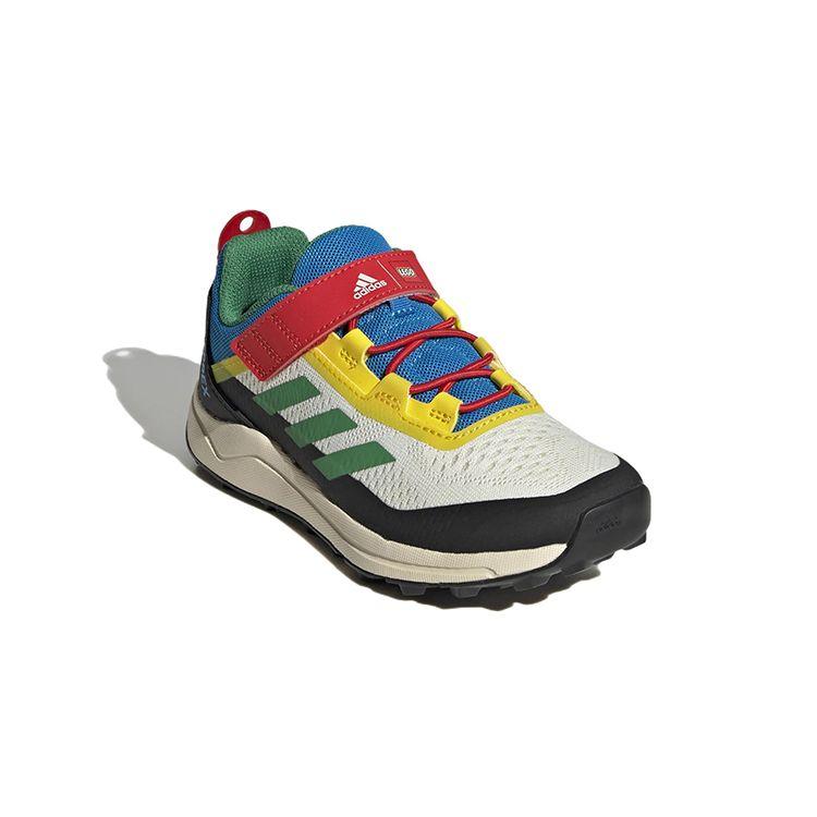 Adidas Terrex Agravic Flow Durable Low-Top Kids Running Shoes Kids Running Shoes Black White Yellow GY0074