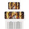 Dragon Ball Super Saiyan Flannel Kitchen Mat Christmas Soft Area Rug Non Slip Floor Carpet Home Decoration