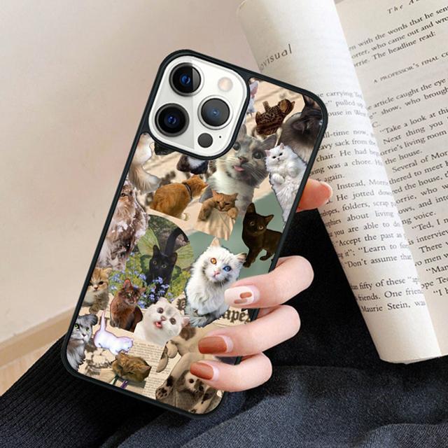 The Most Delightful Cat Phone Case Cover For iPhone 17 Air 16 15 14 plus 11 12 13 pro max coque Shell Fundas