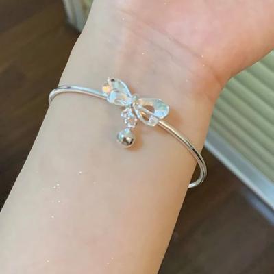 1Pcs Bow Bell Hand Ornaments Student Bracelets