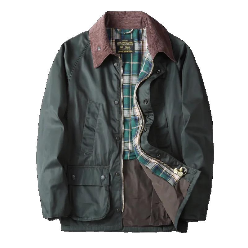 Autumn Winter New American Retro Cargo Jacket Men's Fashion Multi-pockets Casual Heavyweight Windproof and Waterproof Coat