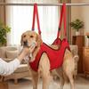 Breathable Mesh Pet Nail Trimming Hammock Elasticity Dog Trimming Restraint Bag  Bathing Assistance