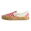 Vans Lx Classic Slip On 98 Beige Racing Red Chekerboard Unisex Sneakers Tan VN000E96BOP
