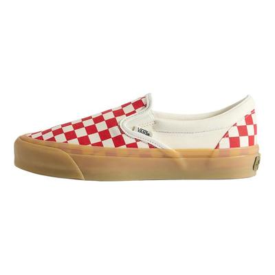 Lx Classic Slip On 98 Beige Rojo Racing Cuadros Zapatillas Unisex Marrón VN000E96BOP