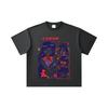 260 GSM Double Yarn 32 Count 100% Cotton Rei Hino Print Unisex Heavy Cotton T Shirt