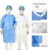 Thickened Disposable Work Suit Set: Dustproof and Isolation Gown with Lab Coat