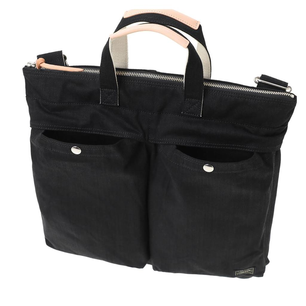 Noir Helmet Bag NOIR Yoshida Black [Porter] 2-Way 895-15156 & Co. [10]