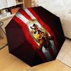 Red Lion Football Club Automatic Folding Umbrella - 8-Rib Travel Umbrella with Auto Open/Close & Portable Gifts for Holidays or Birthdays