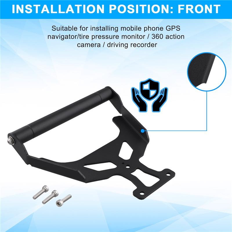 A58X-Motorcycle Phone Support Holder GPS Navigation Mount Bracket For Tracer 9 /GT 900 /GT -2024 Tracer9 Tracer900