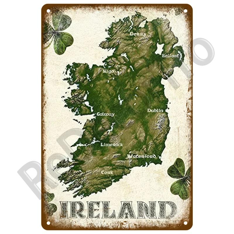 Vintage Metallschilder mit Sommerstrand, berühmte Stadtlandschaft, Poster, Blechschild, Retro-Wandkunst, Dekor für Wohnzimmer, Zuhause, Meer