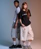Peideomeonteu Made Scratch Damage Bermuda Pants (Ivory)