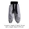 1/12 Male Doll Pants with Belt Casual Dress Up Loose Trousers Mini Long Pant for 6 Inch Action