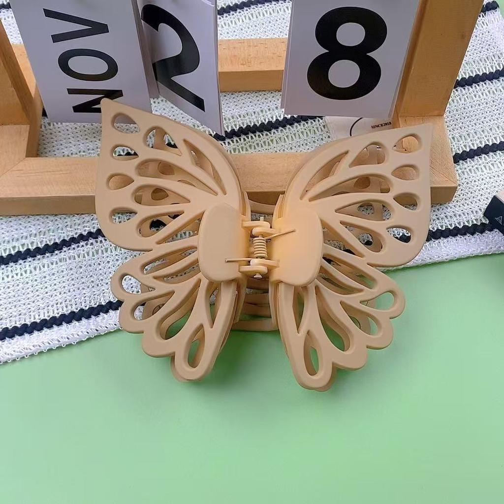 Elegante Pinza per Capelli a Doppia Struttura a Forma di Farfalla - Pinza a Squalo di Alta Qualità per Donne