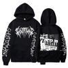Ghostemane Mikina s potiskem na obou stranách Pánská Móda Hip Hop Metal Rock Mikiny Gotické Oversize Mikina Tepláková souprava Streetwear