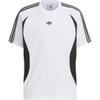 Originals Teamgeist Logo Color Block Striped Sports Short Sleeve T-Shirt Men Tops White KB8966