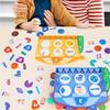 1-10 Quantity Word Cognition Digital Cognitive Quiet Book DIY Kids Busy Book Toy  Birthday Gift