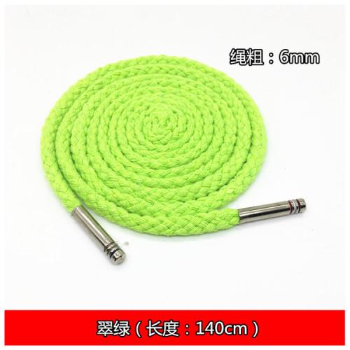 6mm Eight Strand Polyester Cotton Rope For Sports Pants Waist Rope, Clothing Drawstring, Dress Waist Rope, Shoelaces TJ21032