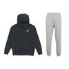 Solid Color Hooded Pullover Sweatshirt Quick-Dry Cuffed Sports Pants Casual Sports Suit Men Sweatshirt, Pants, Sports Suit BV2655-010+CK6366-063