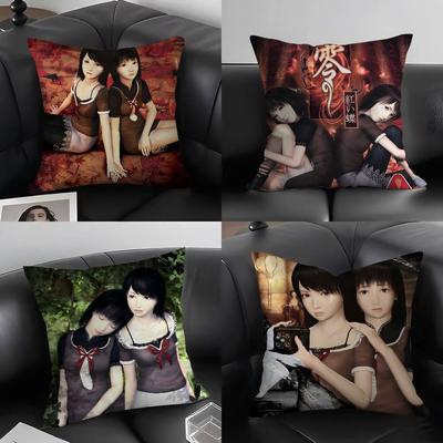Horror Game F-Fatal FrameS II Pillow Case Soft Plush Fabric Double Sided Print Decorative Home Living Room Gift Cushion Cover