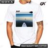 Entspanntes Paddle Board SUP T-Shirt Neues Sommer Herren Bequeme Tops Kurzarm Hip Hop Jungen Tops Stand Up Paddle Weiße T-Shirts
