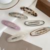 High-End Acetate Hair Clip for Bangs and Flyaways - Elegant Side and Back Clip for Women
