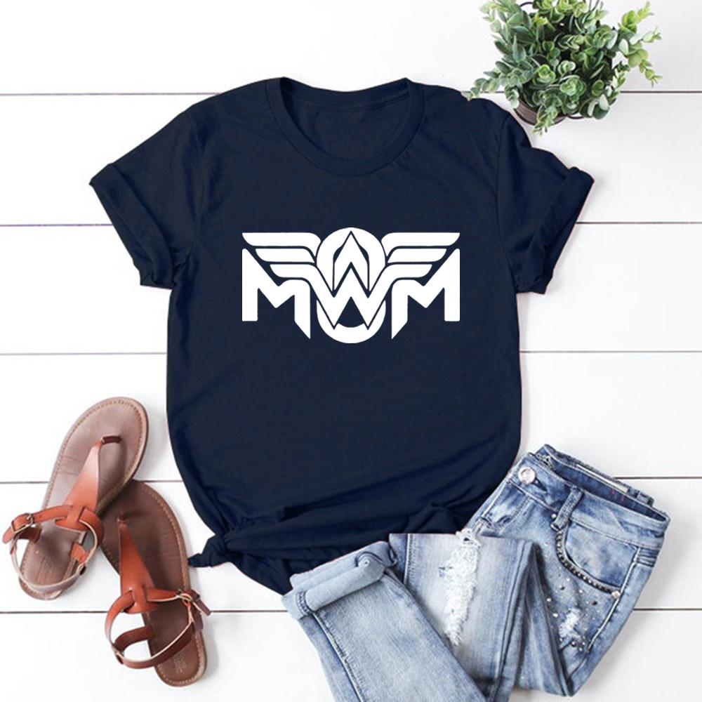 WonderWomen Tshirt Funny Mom Shirt Superhero Inspired Mom Life Shirt Mothers Day Shirt Vintage Harajuku Tops Gift for Mommy