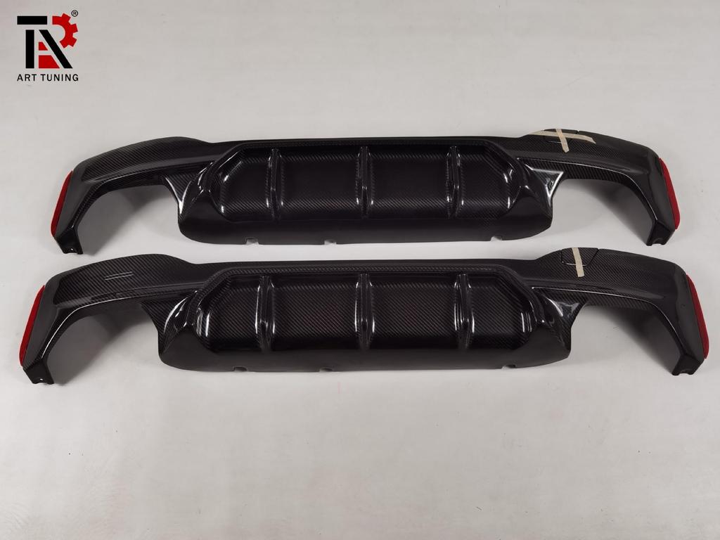Dry Carbon Fiber Rear Diffuser Lip for BMW 5 Series G30/G38 - M5 Style