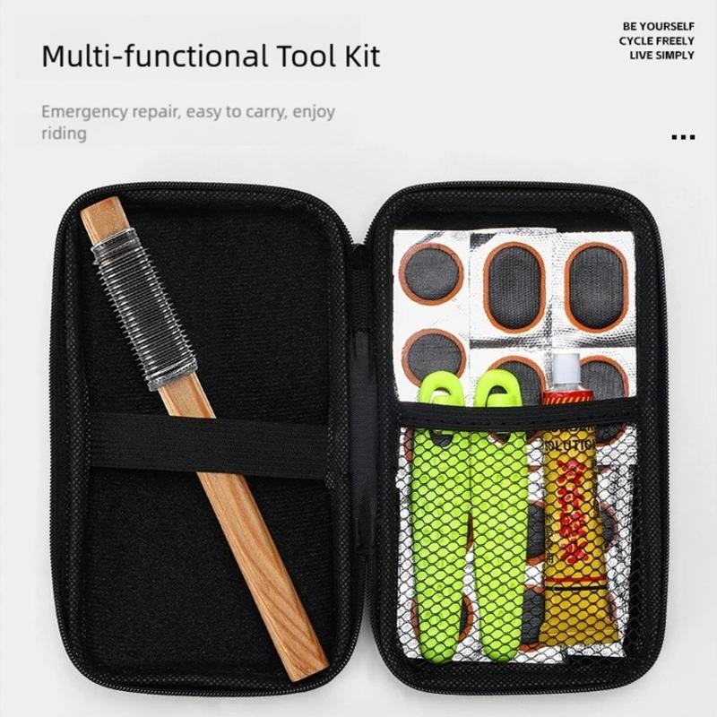 Portable Bicycles Tire Repair Kits Rubber Bike Tube Patches Bike Tube Puncture Patches Kits Cycling Repair Tool