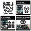 For Kymco AK550 AK 550 NEW Motorcycle Body Anti Scratch Rubber Carbon Fiber Pattern Decorative Protective Decal Sticker Pad