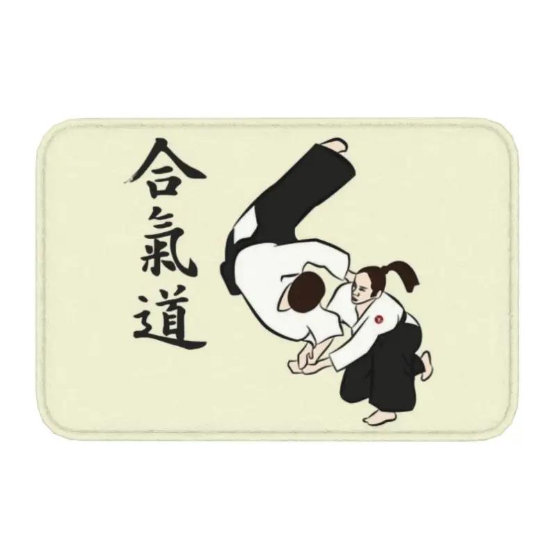 Judo Is My Life Doormat Non-Slip Kitchen Bathroom Mat Garden Garage Door Floor Entrance Carpet Rug